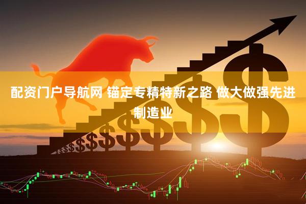 配资门户导航网 锚定专精特新之路 做大做强先进制造业