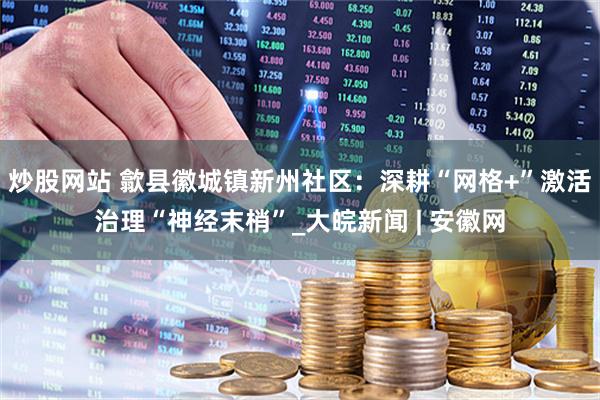 炒股网站 歙县徽城镇新州社区：深耕“网格+”激活治理“神经末梢”_大皖新闻 | 安徽网